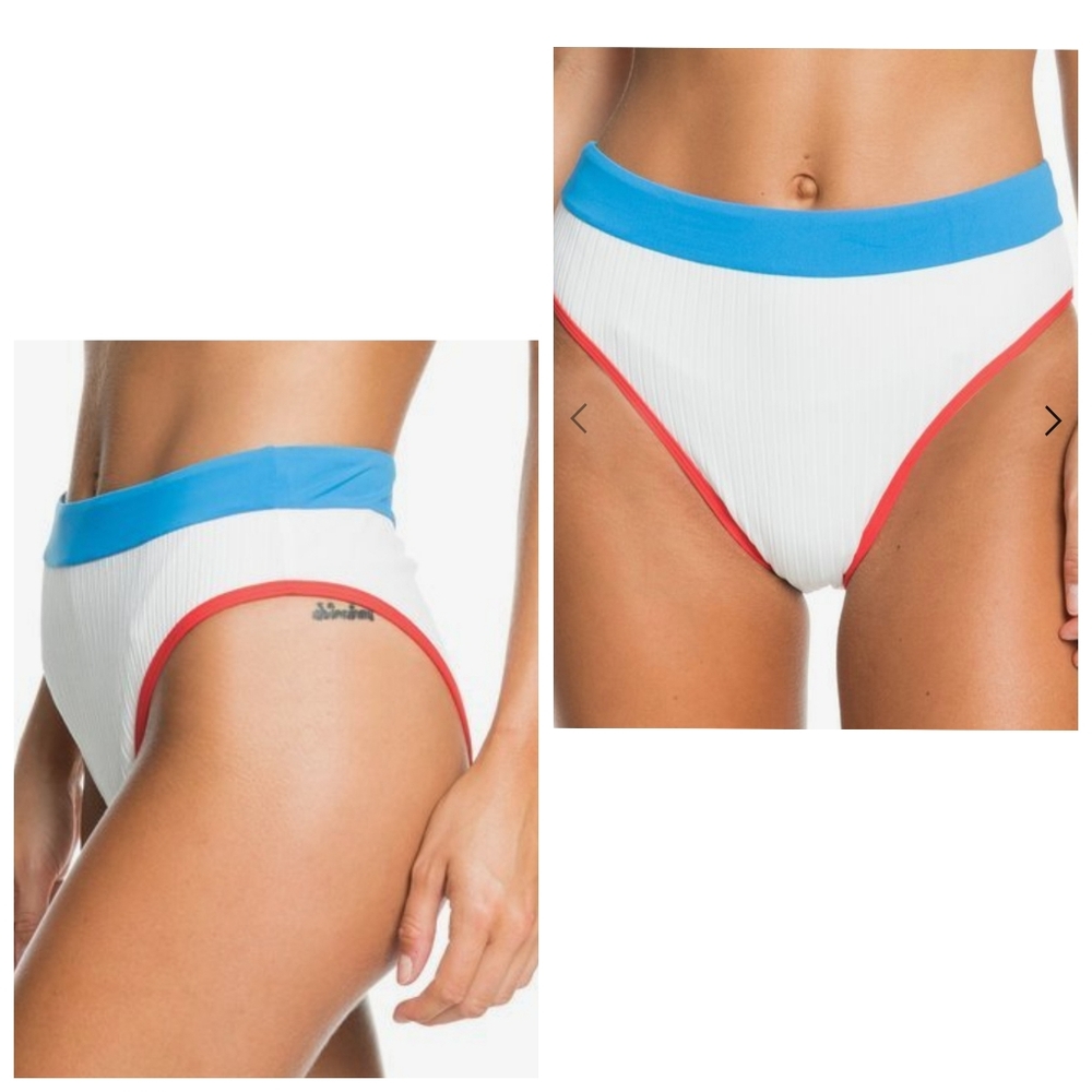 ROXY Hello July High Leg Bikini Bottoms for Women